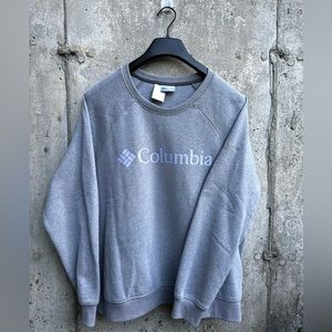 Columbia Crewneck Sweater Women - Gray and Lilac